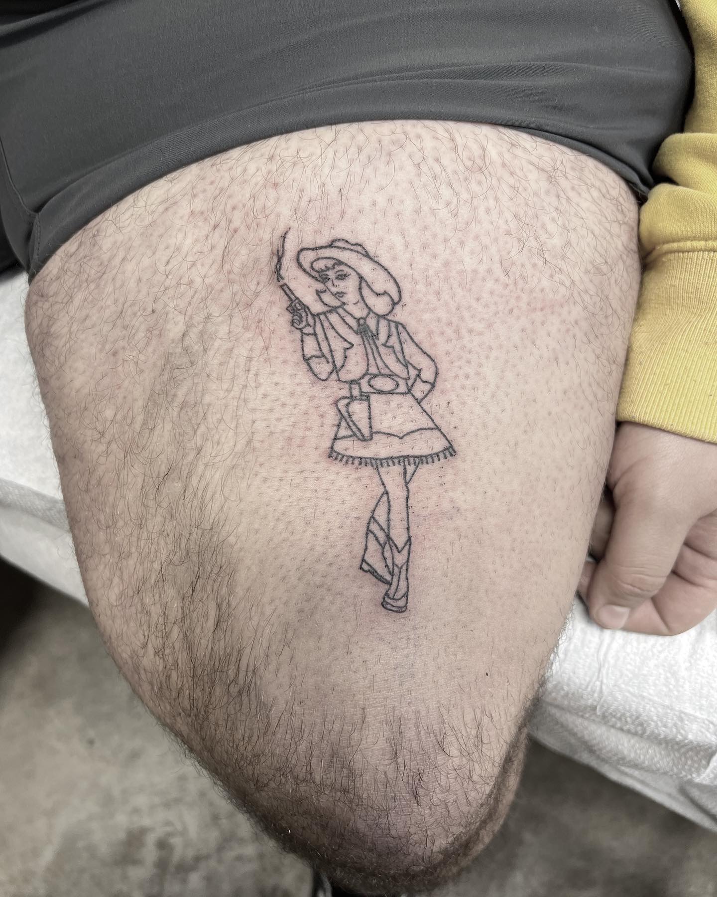 Fine line tattoo by Stephen Carballo