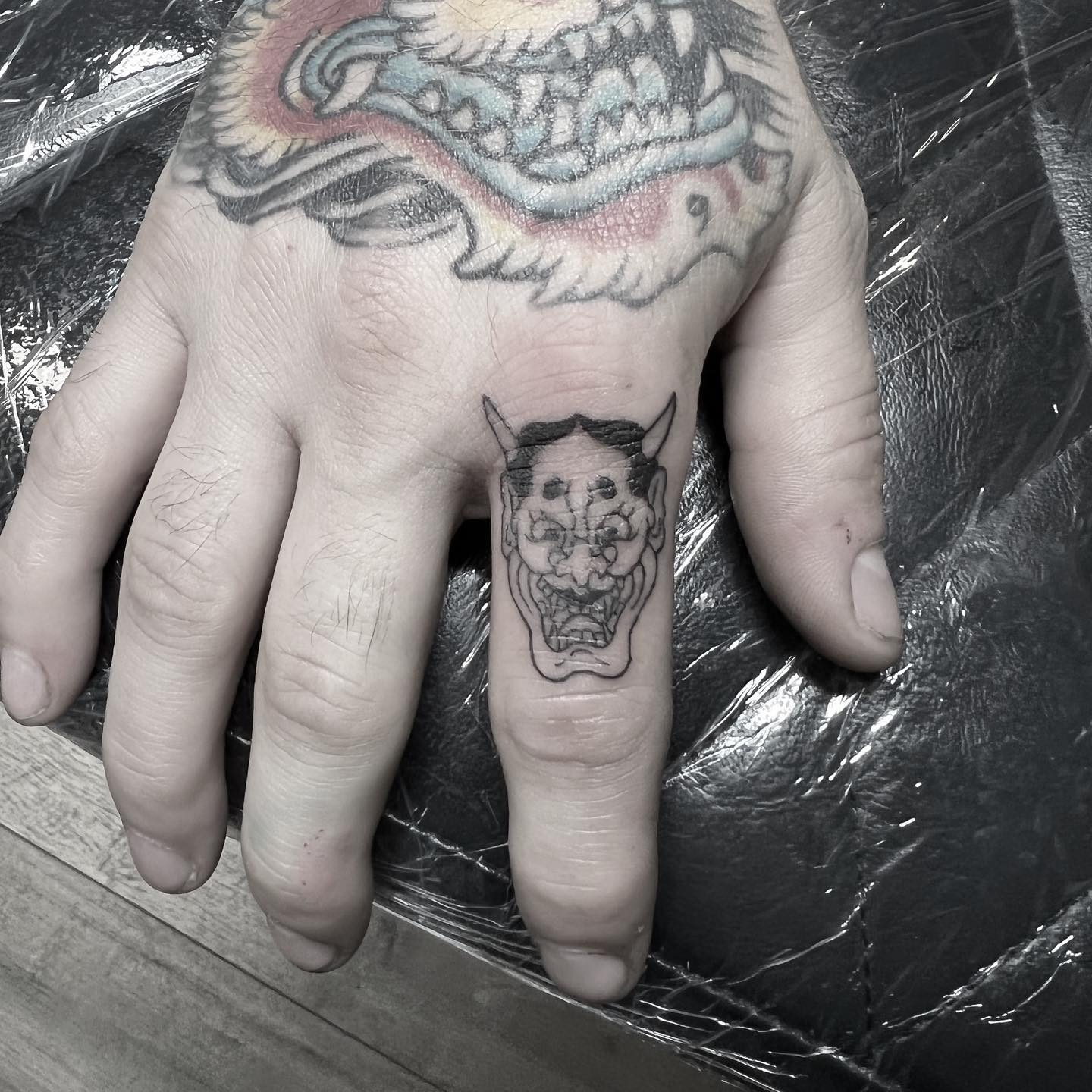 Fine line tattoo by Stephen Carballo