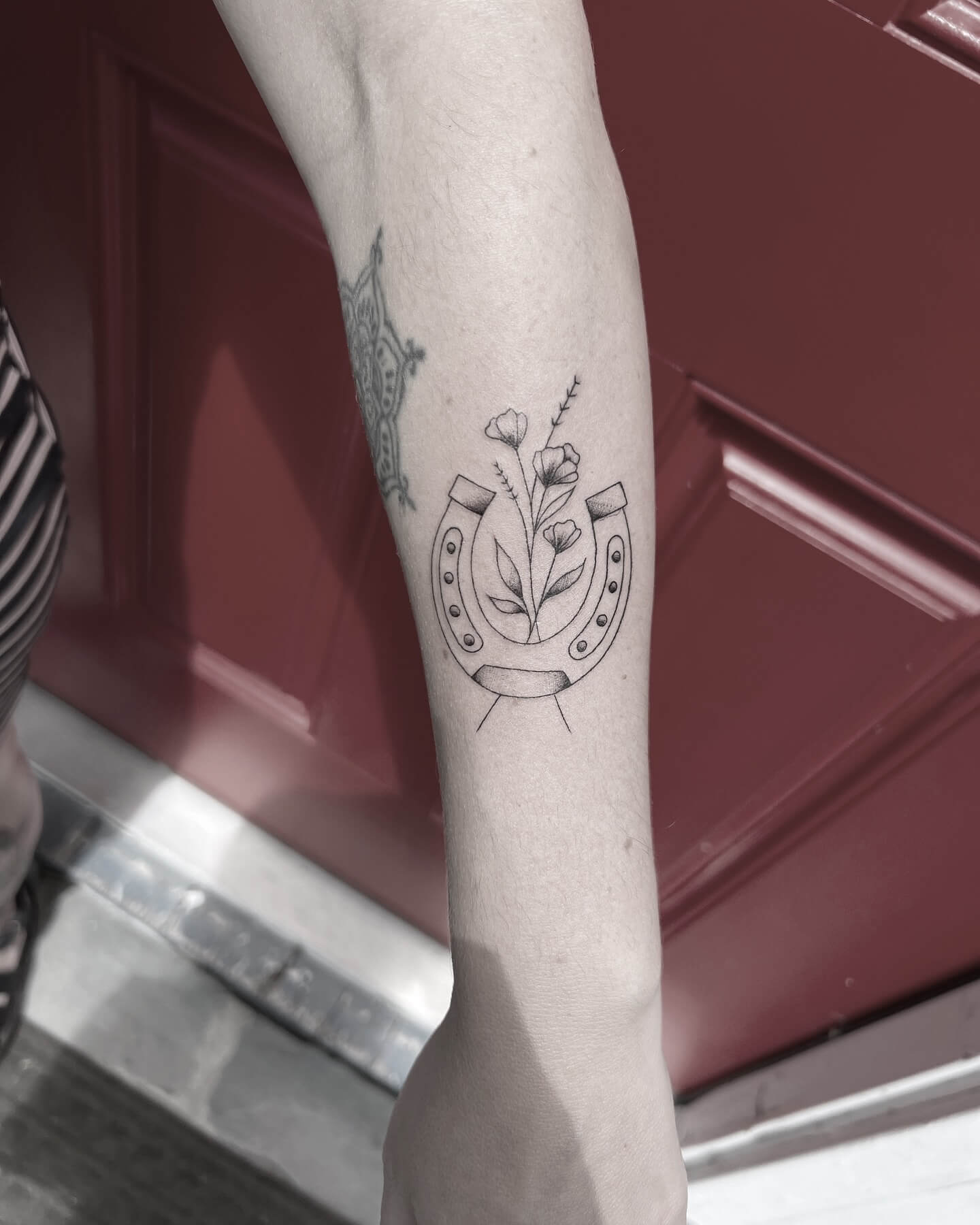 Fine line tattoo by Stephen Carballo