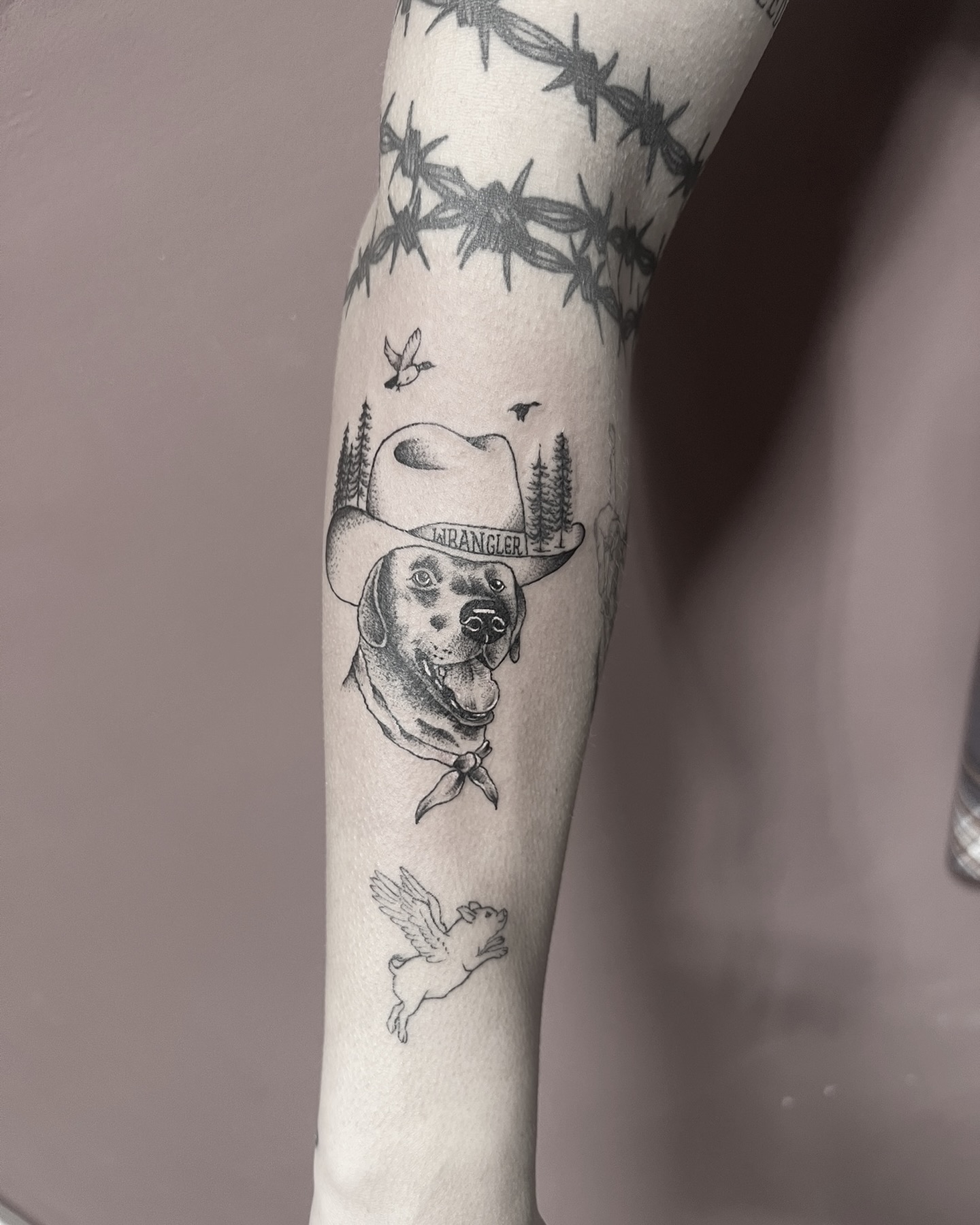 Fine line tattoo by Stephen Carballo