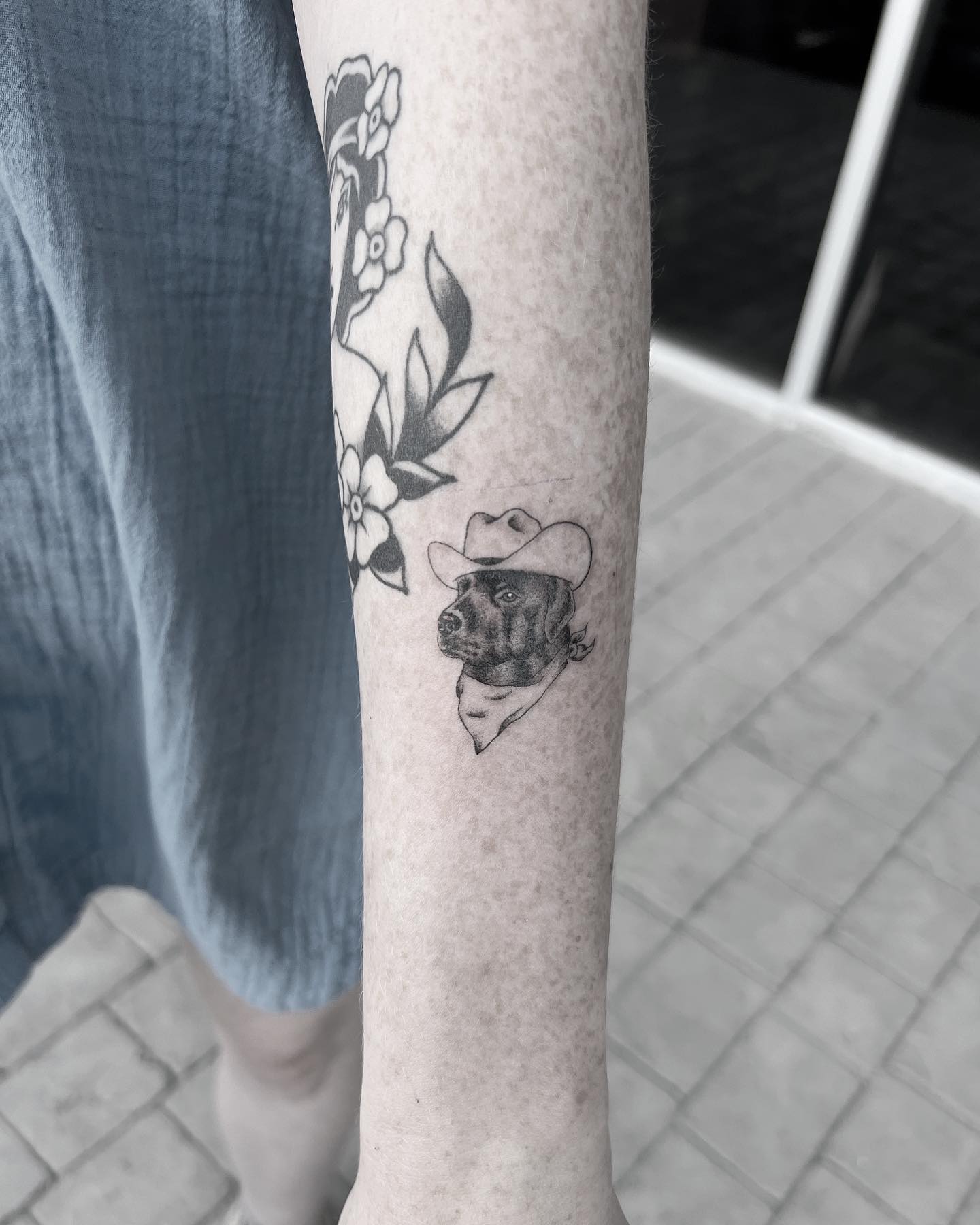 Fine line tattoo by Stephen Carballo