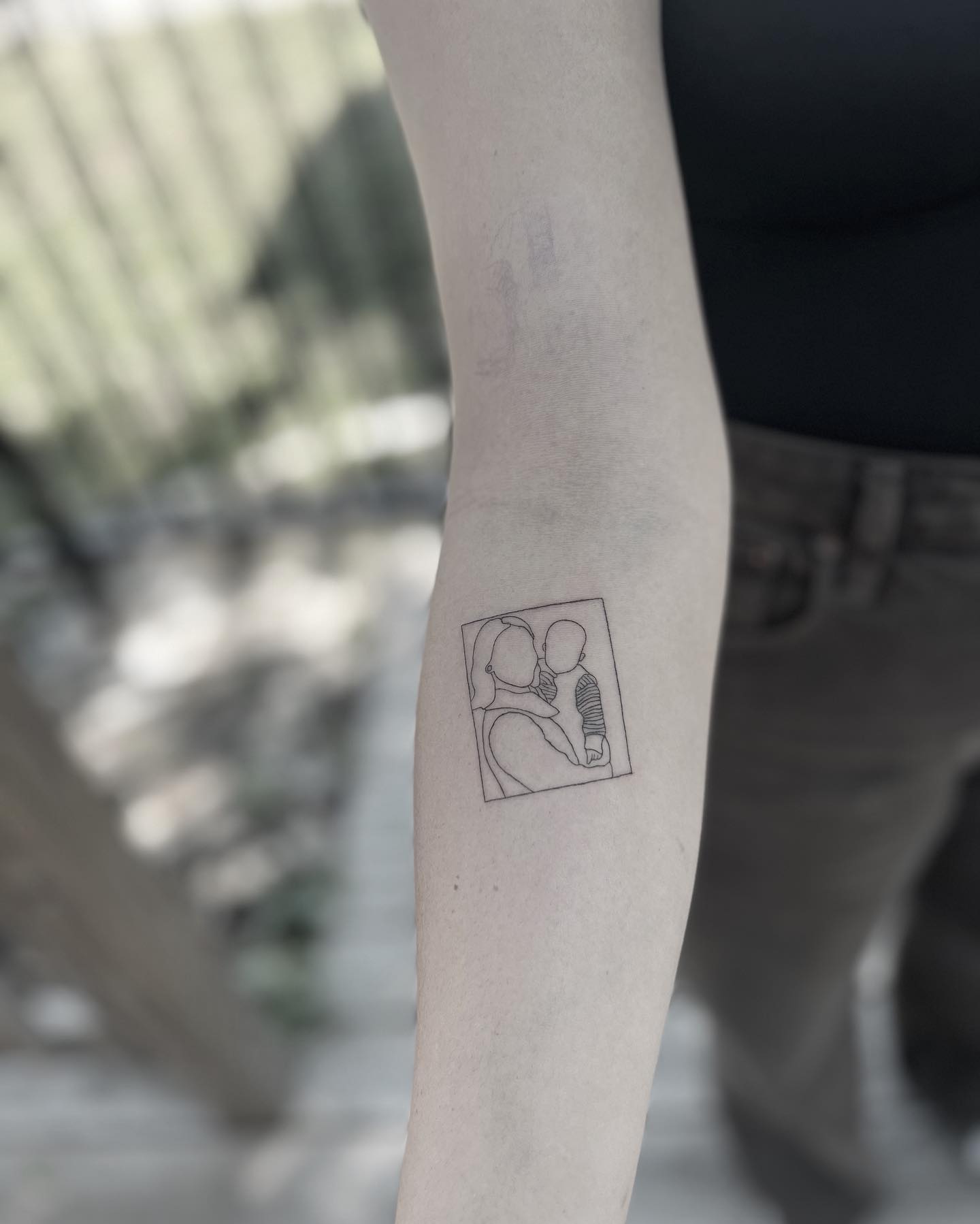 Fine line tattoo by Stephen Carballo