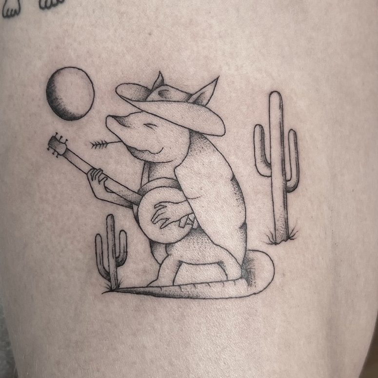 Fine line tattoo by Stephen Carballo, stephen carballo portfolio import